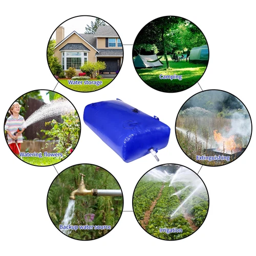 105Gal Water Bladder Storage Container,Foldable Portable Water Tank Soft Water - Picture 14 of 14