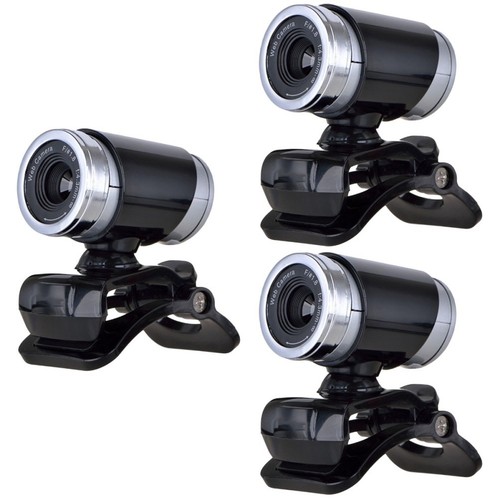 3 Pack Webcam for Online Classes Microphone Streaming Live Camera Kids ...