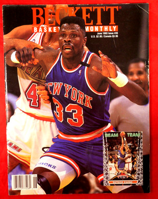 Beckett Basketball Card Book Magazine Patrick Ewing June 1993 #35