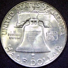 1951-D BU Uncirculated Franklin Silver Half Dollar HD6