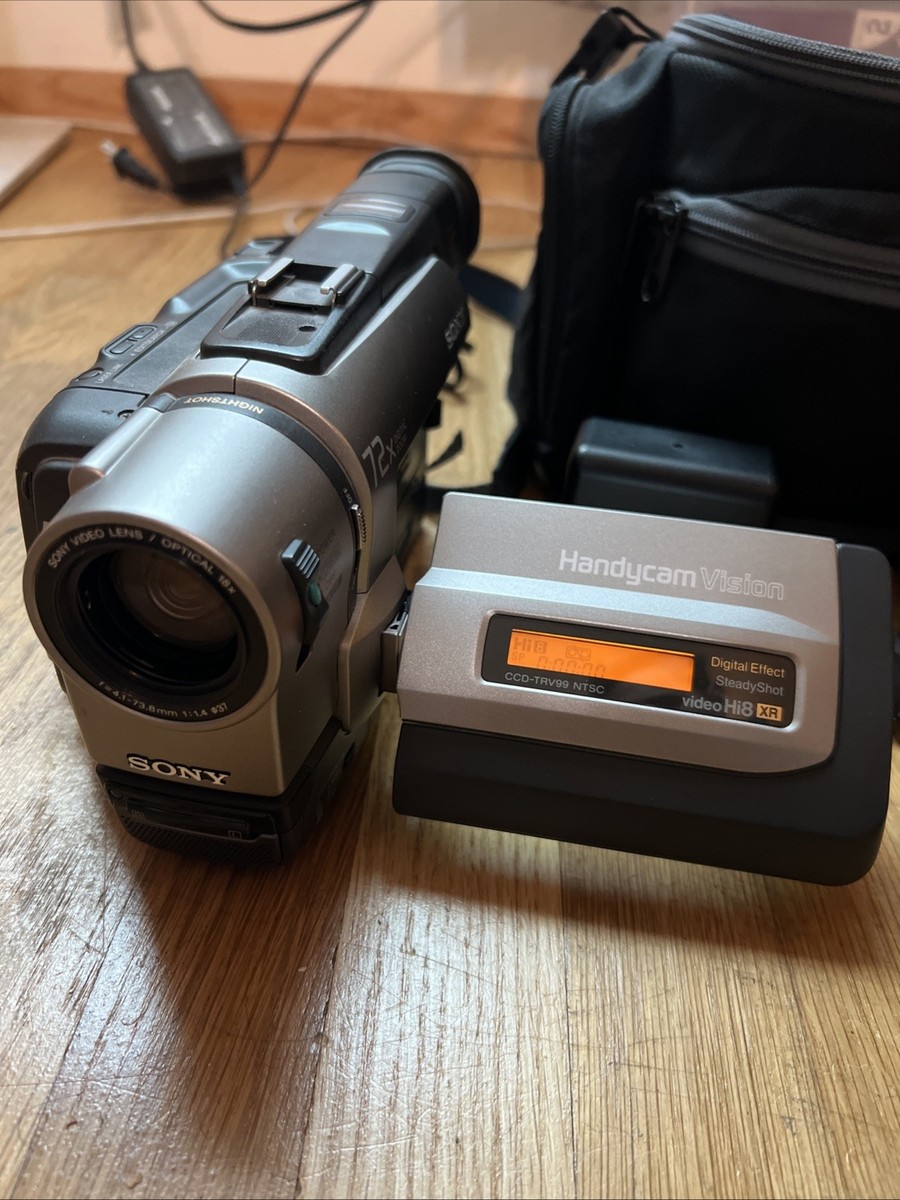 Sony Handycam CCD-TRV99 Hi8 Camcorder Camera NTSC XRay Ghost