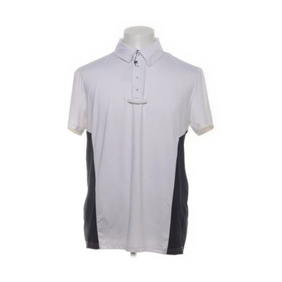 Felix Bühler, Poloshirt, Größe: L, Weiß/Blau, Elasthan/Polyester, Herren #7Za