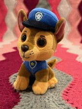 PAW PATROL Chase TY PLUSH 10" BEANIE BOOS 2018
