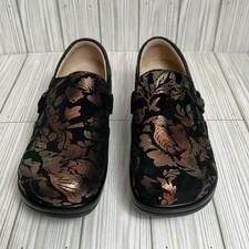 Alegria Women's Leather Slip-On Shoes with Double Gore Kara Size 37 US 7-7.5 