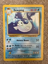 Dewgong Base Set Pokemon Card 25/102