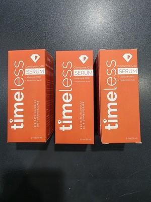 Timeless Skin Care Coenzyme Q10 Serum - Skin Care Serum for Smoothing Set of 3