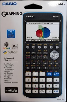 Casio PRIZM FX-CG50 Graphing Calculator New & Sealed