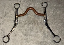 4 3/4'' MYLERS TOKLAT HIGH PORT SWEET IRON WESTERN BIT LONG SHANK