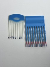 2 VTG 1990s Goody Hair Lift Picks Comb Colored Tips Wavy READ