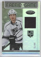 2012 Certified Fabric of the Game Mirror Hot Box 34/75 Dustin Brown #FOG-BRO 0a1