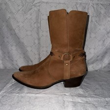 Dingo Vintage Western Point Toe Boots Brown Tan Size 7 Boho Cowgirl