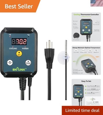 Temperature Controlled Outlet for Fans: Effortless Setup & Remote Monitoring