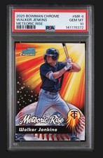 125 Walker Jenkins 2025 Bowman Chrome Meteoric Rise PSA 10 Minnesota Twins