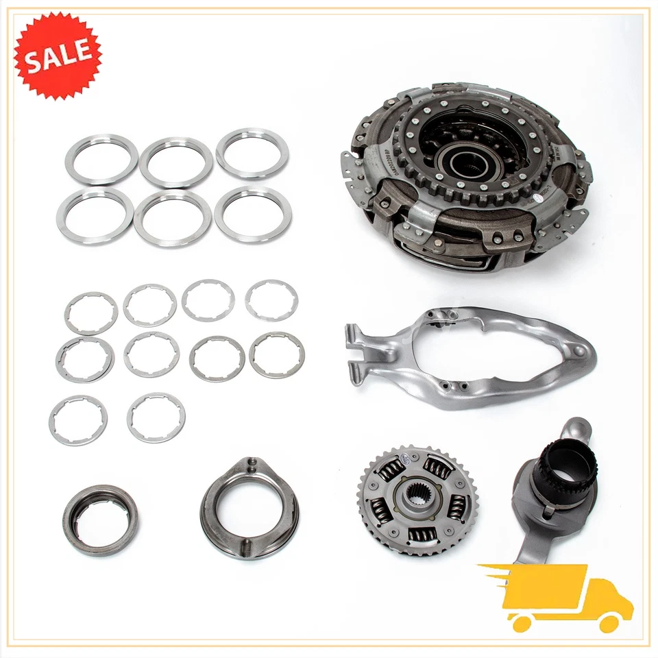 Juego de embrague doble OEM LUK DQ200 0AM 0AM198140S Audi VW Golf 1.0T 1.2T 1.4T 1.8T Foto 3 de 4