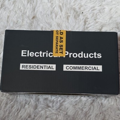 Eleteck 15A GFCI Outlet Receptacle 5 Pack White 125V GF-15-W-5PK