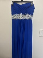 My Michelle Dress Juniors Blue Size 7 Sleeveless
