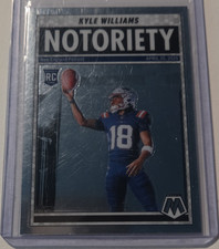Panini 2025 Mosaic Notoriety Rookie 2nd Ed Kyle Williams #23 Patriots NFL