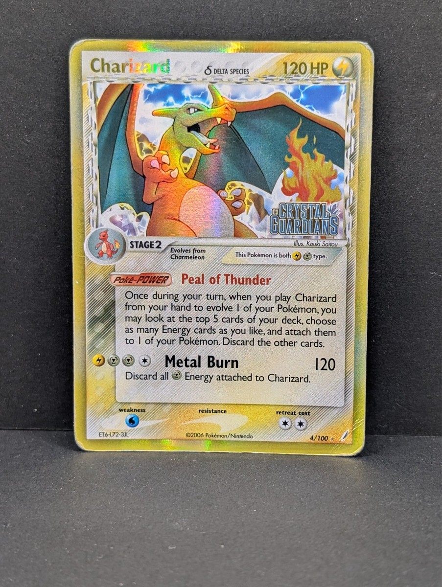 pokemon card charizard delta species Gold Star Offense and Defense of the Furthest Ends | Pokmon art depiction of Charizard that makes it a true standout piece CGC Cards Featured Card of