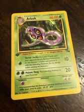 Pokemon 1st Edition Arbok 31/62 Fossil 1999 Vintage