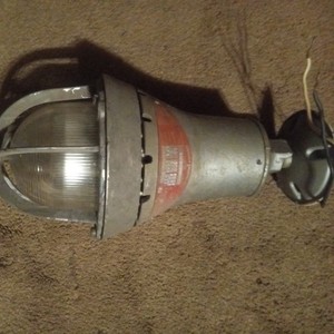 Crouse-Hinds Explosion Proof Light industrial light vintage factory 