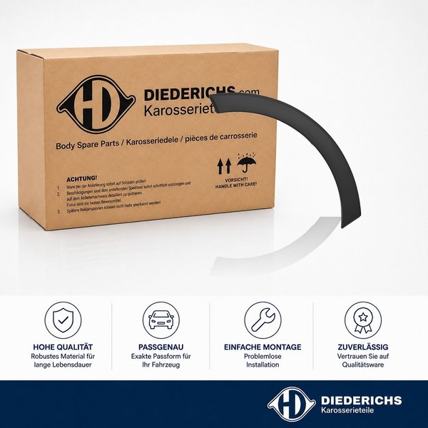 Zier Schutzleiste KotflÜGel Vorne Links Diederichs 1457063 FÜR Ford-image