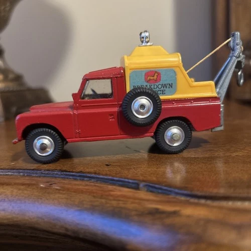 1960s  Vintage Corgi Toys Land Rover 109 WB Breakdown Recovery With Canopy