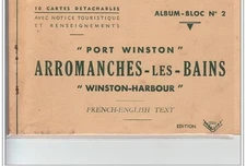 ARROMANCHES LES BAINS - """"Port Winston"""" """"Winston Harbour"""" Album-blo
