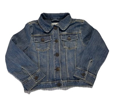 Gymboree Girls Denim Jeans Jacket Medium Wash Size 5/6 Western Excellent Quality