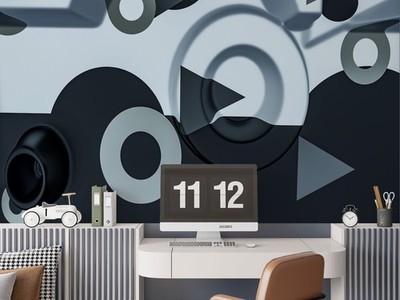 3D Geometric Graphics Wall Murals Wallpaper Murals Wall Sticker