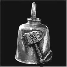 MOTORRAD HAMMER VON THOR GREMLIN GUARDIAN BELL SCHLÜSSELRING BIKER GESCHENK & KARTE