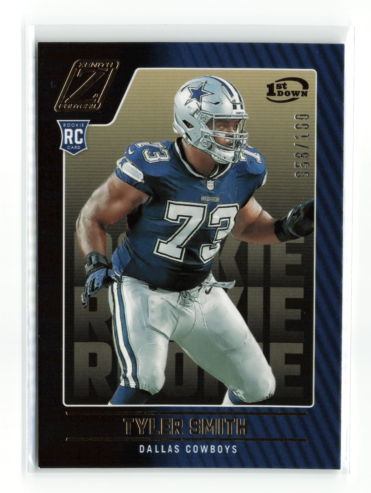 2022 PANINI ZENITH TYLER SMITH #174 /100 RC COWBOYS