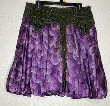 Oilily Bubble Multi Colored Festive Skirt Size 42