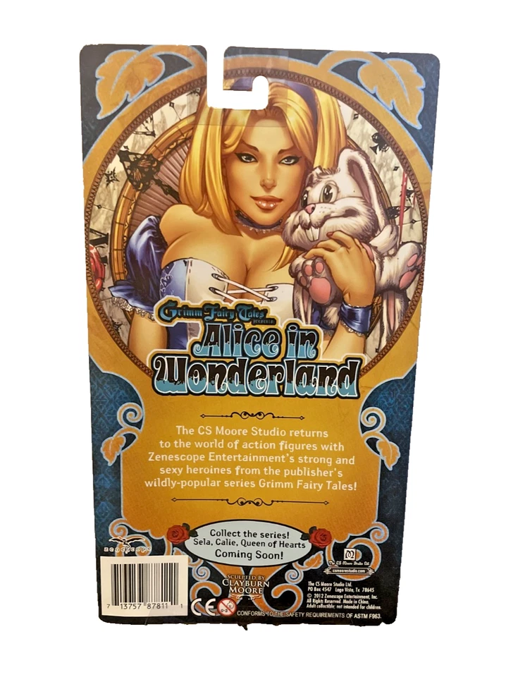 🔥 Grimm Fairy Tales:  Alice in Wonderland Action Figure – 2012 Convention - NIB - Image 2 of 2