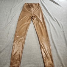 Beach Riot Leggings Womens Medium High Rise Metallic Stretch Made In USA Yoga