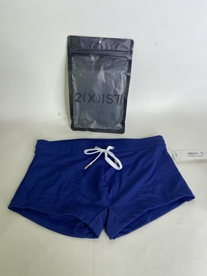 2XIST Essentials Cabo Swim Trunks Swimwear Bottoms Sodalite Blue Mens Size S