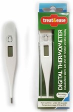 Treat & Tease Medical Digital Thermometer LCD Fever Alarm Fast for Child Adult
