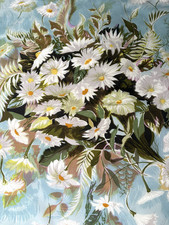 Original 1950s Beautiful JACQMAR Silk Scarf /Foulard