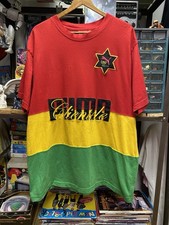 Camicia PUMA x CLIENTELE NYC Streetwear Rasta Jamaica Limited XL *VEDI FOTO*
