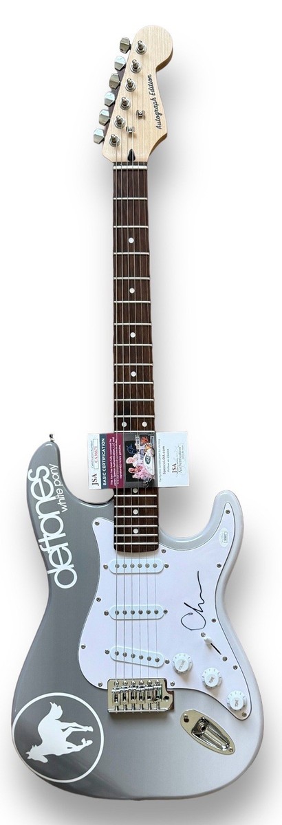 Chino Moreno Signed Guitar Custom Graphics JSA COA Deftones Chino Moreno Signed Guitar Custom Graphics JSA COA Deftones