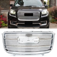 Chrome Front Bumper Upper Grille Assembly Denali Fit For 2013-2016 Gmc Acadia