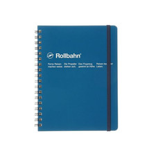 Delfonics Rollbahn Spiral Classic Notebooks: 5-1/2 in. x 7 in. Blue  B6 notebo
