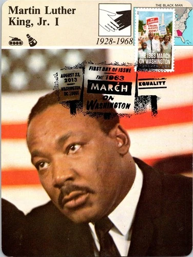 Dr Jim Stamps Maximum Card 1963 March On Washington Forever Fdc