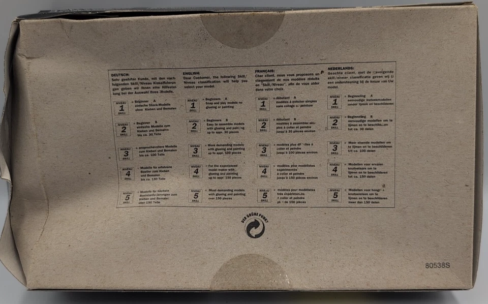 Matchbox M-1 Abrams 40179 Skill 3 Tank Military Model Building Kit Plastic 1:72 - Image 2 of 4