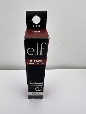 e.l.f. O Face Satin Lipstick, OWN IT, 0.13 oz - FREE SHIPPING