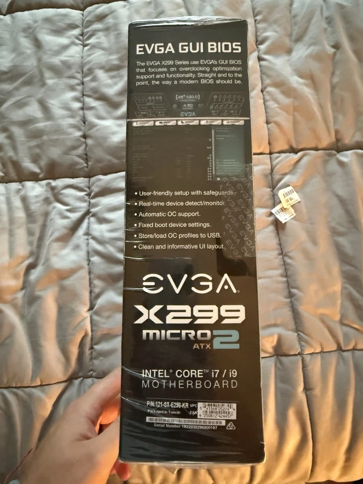 EVGA X299 Micro 2 121-SX-E296-KR LGA 2066 Intel X299 USB 3.1 Micro ATX Intel - Image 3 of 4