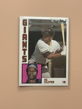 Al Oliver 1984 Topps Traded #87T San Francisco Giants