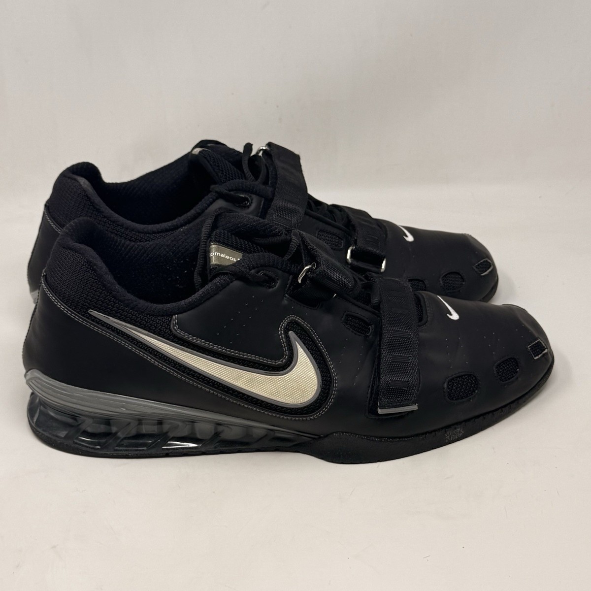 Nike Romaleos 2 Weightlifting Shoes Mens 17 Black Gym Training