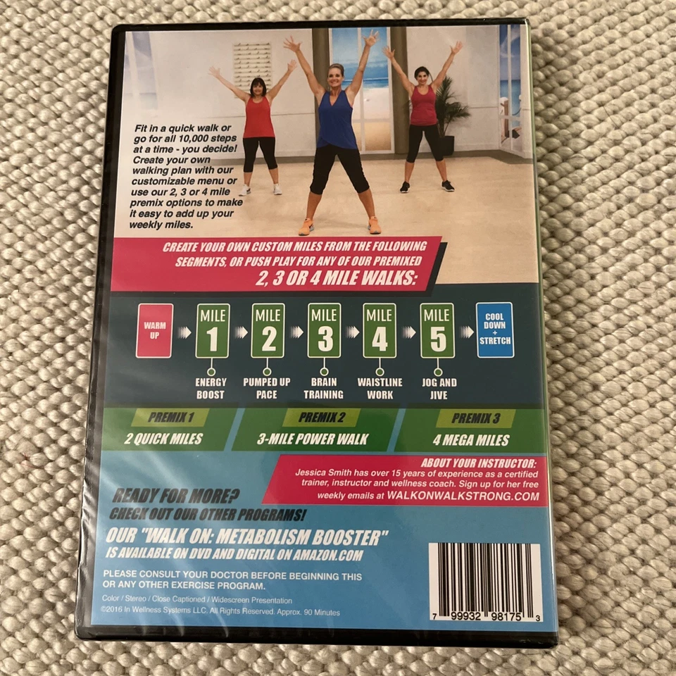 Walk On with Jessica Smith: 5 Mix and & Match Miles DVD Custom Create Your Own - Image 2 of 2