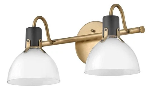 Hinkley Argo 7 1/2" High Heritage Brass 2-Light Wall Sconce - Picture 4 of 10