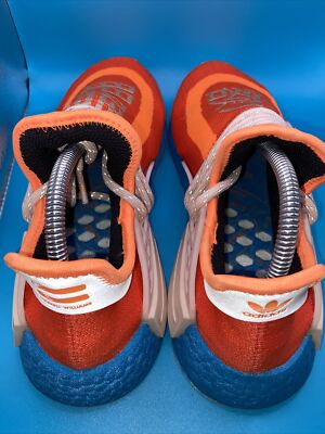 Men\'s Adidas Pharrell‎ Williams HU NMD Extra Eye Orange H67401 Size 8.5 New! Adidas x Pharrell Williams Hu NMD NTWRK  main image 2